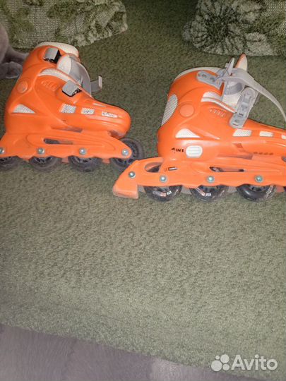 Роликовые коньки детские раздвижные