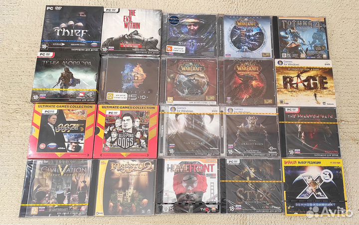 Новые Pc игры на дисках в пленке