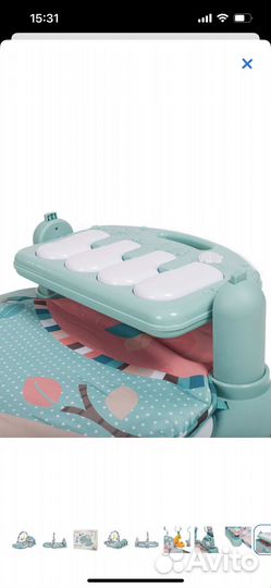 Развивающий коврик новый