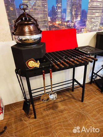 Мангал 3мм+подказанник+плита