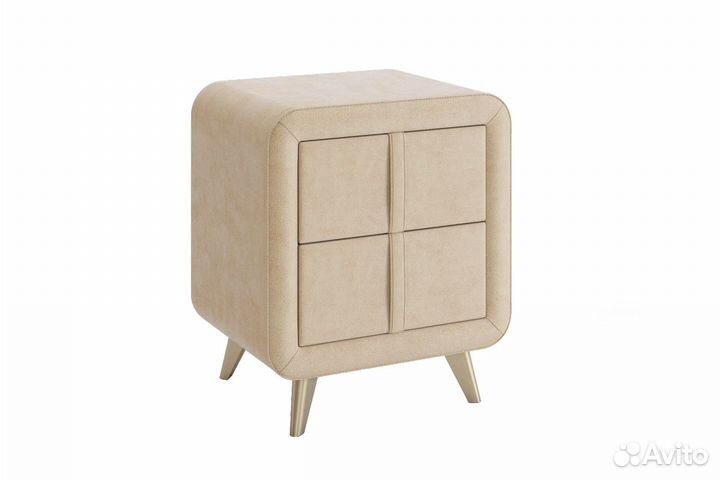 Тумба прикроватная Софи 2 - Карамель (велюр)