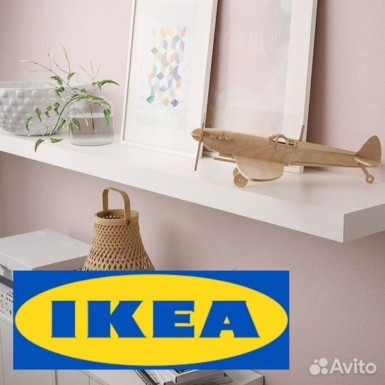 Полка IKEA навесная 110*26 4 цвета Доставка по РФ