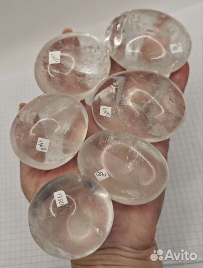 Горный хрусталь крупная галтовка