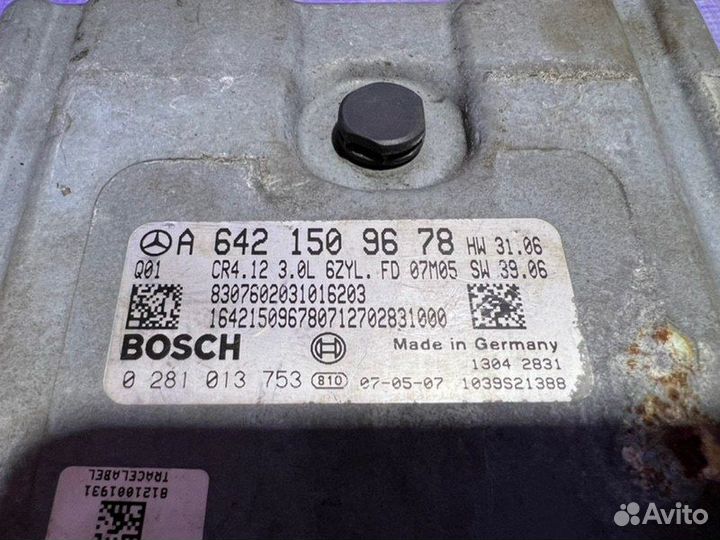 Блок управления двигателем Mercedes Benz Ml 164