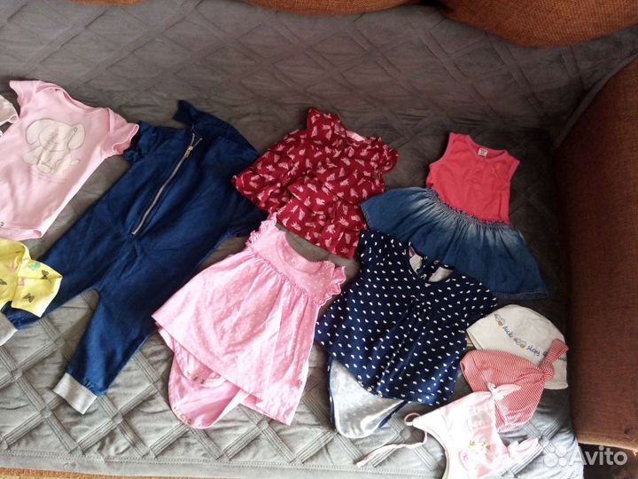 Вещи пакетом для девочки 62