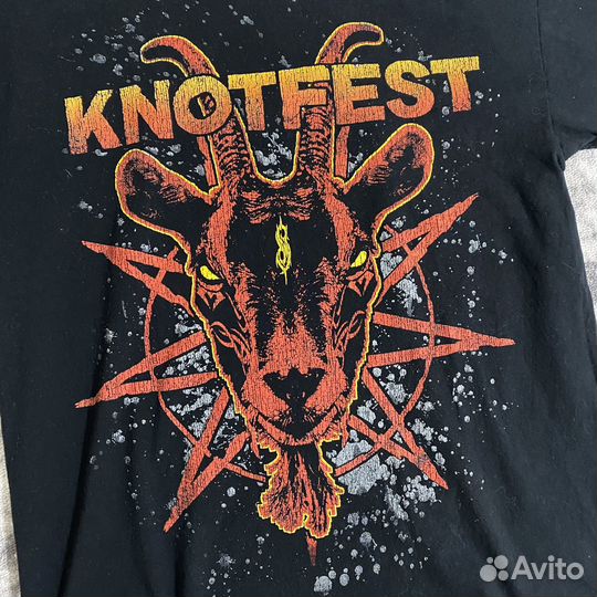 Футболка с фестиваля KnotFest Slipknot