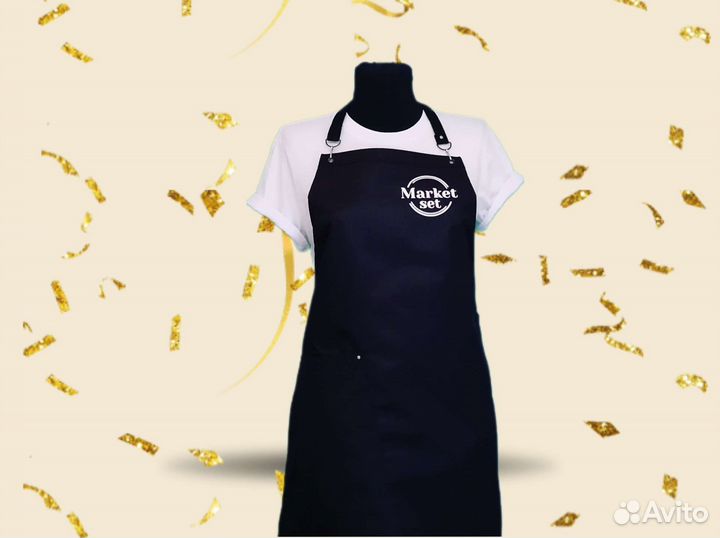 Фартук для кафе с логотипом