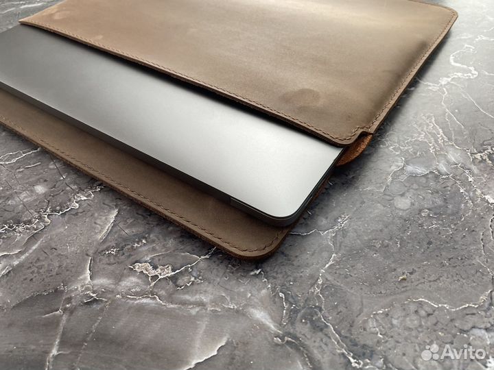 Чехол для MacBook из натуральной кожи на магнитах