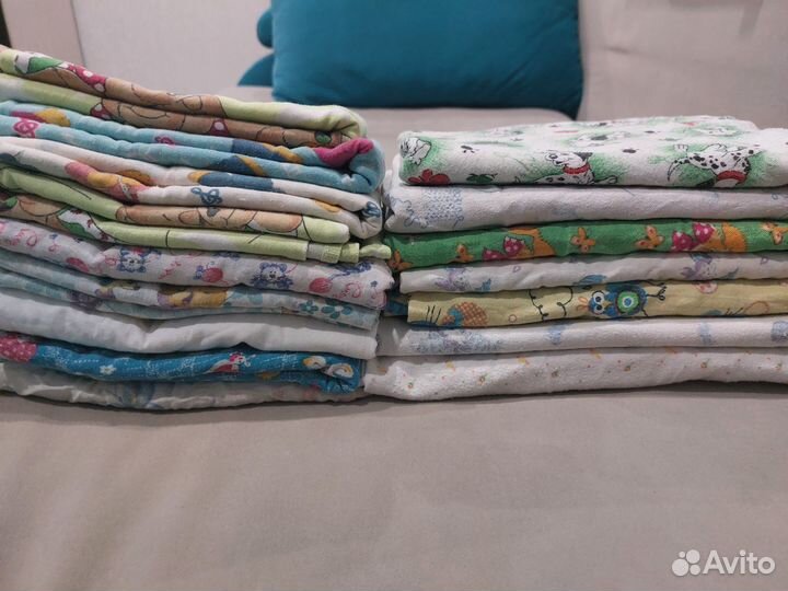 Пеленки - фланель, бязь, ситец