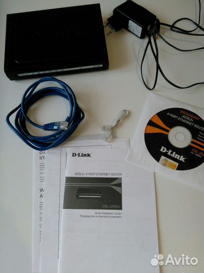 Модем DSL-2540ueol EOS Маршрутизатор adsl2+