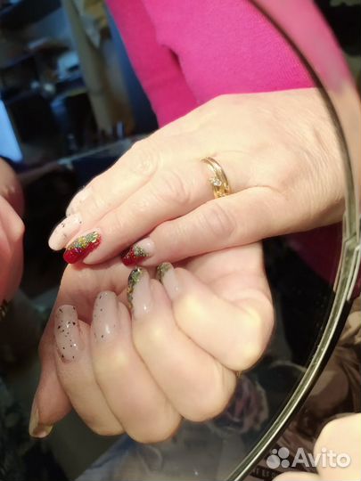 Маникюр наращивание