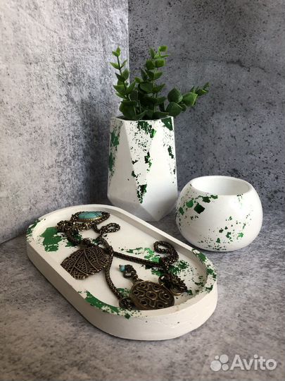 Декоративный комплект из гипса