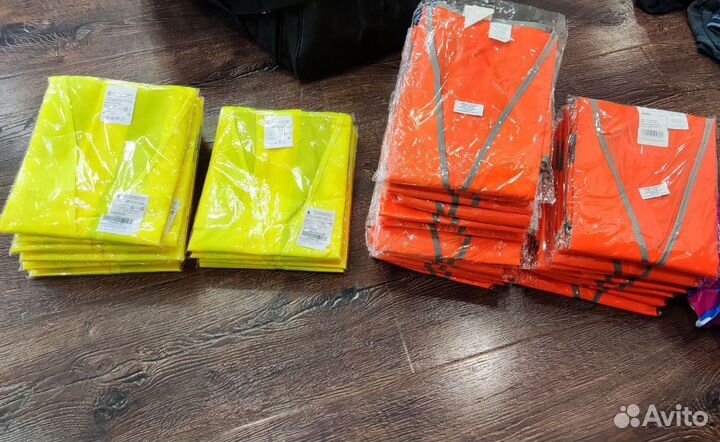 Жилет сигнальный жёлтый и оранжевый