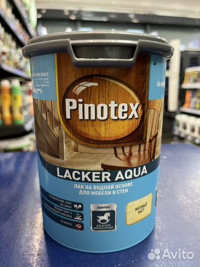 Матовый лак на водной основе для мебели и стен
