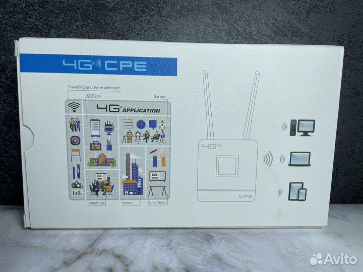 Wifi роутер 4g модем с сим картой ЖК дисплэй