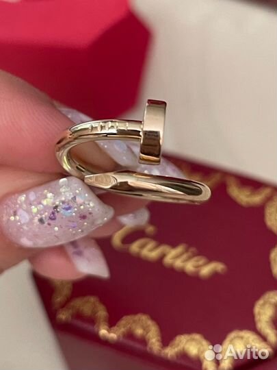 Кольцо Cartier гвоздь