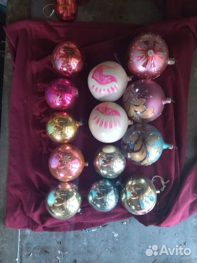 Елочные игрушки СССР