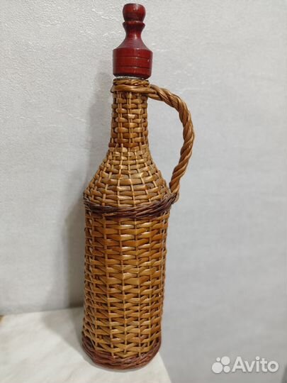 Бутыль для вина плетёная 0,7 л