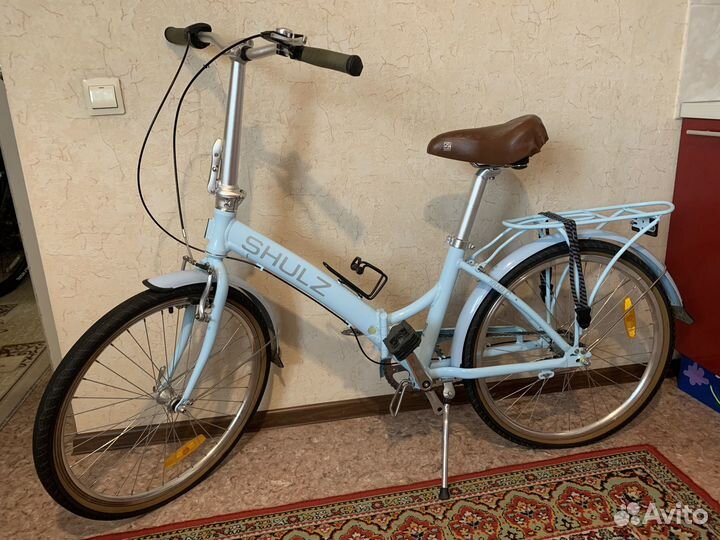 Складной велосипед shulz Krabi Coaster (голубой)