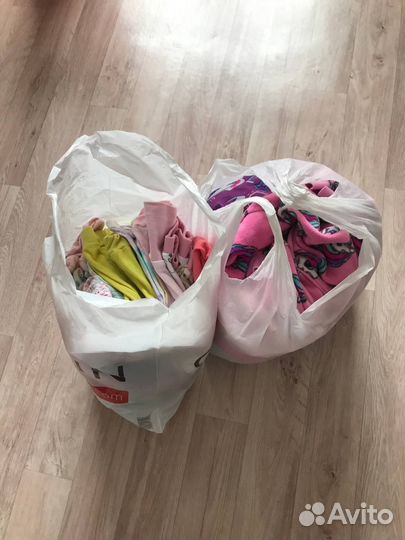 Детские вещи 2 пакета