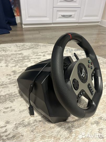 Игровой руль 900 градусов dexp wheelman pro gt