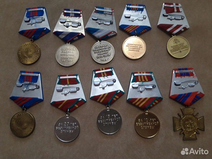 Юбилейные медали М В Д