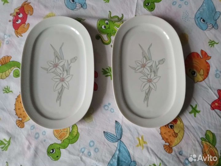 Тарелки фарфор гдр