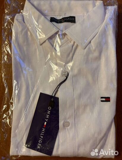Рубашка для мальчика белая Tommy Hilfiger Турция