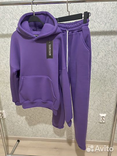 Спортивный костюм теплый из футера с начесом