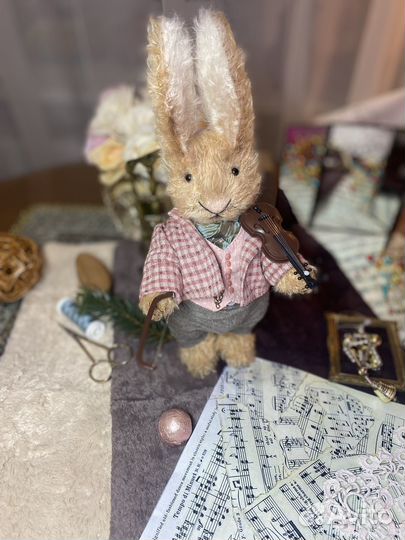 Тедди Кролик игрушка ручная работа
