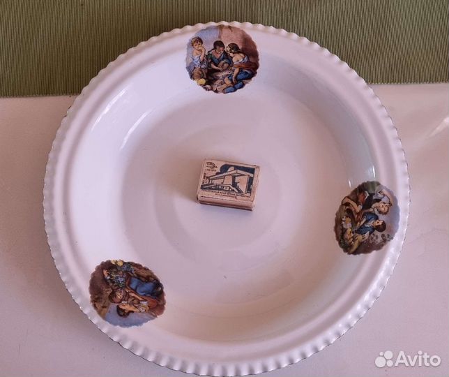 Эмалированное блюдо СССР