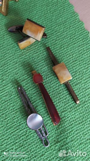 Запонки и зажим для галстука из СССР