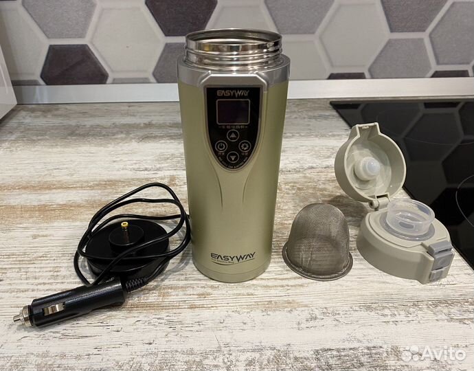 Автотермос с подогревом 350 мл