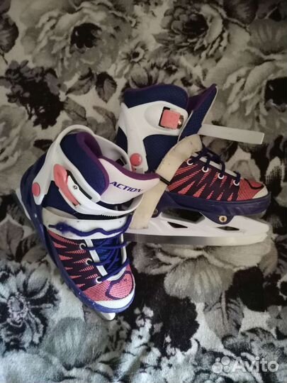 Коньки раздвижные детские