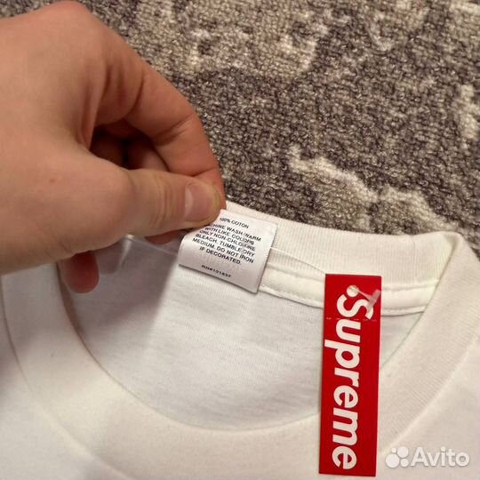 Футболка Supreme белоснежка белая