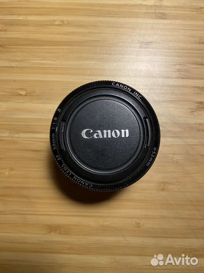 Объектив canon ef 50mm f1.8