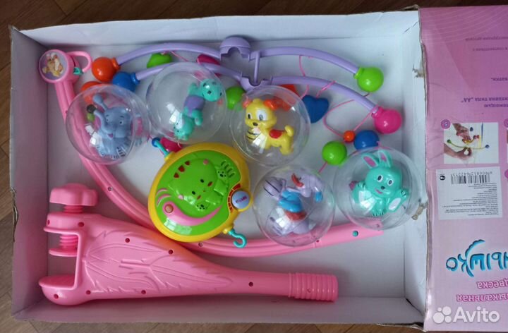 Мобиль на кроватку музыкальная