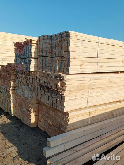 Доска обрезная, дисковый распил, 25х150х6000 мм