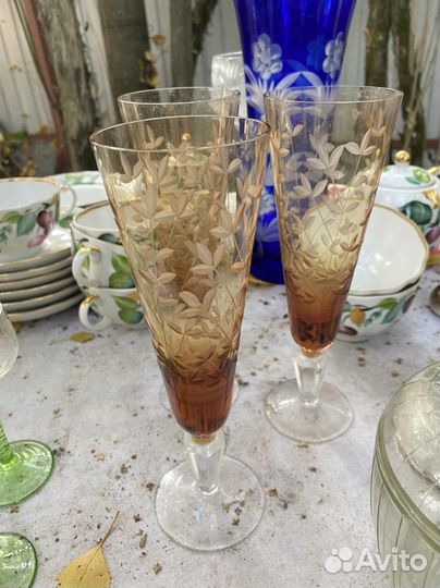 Стекло фарфор СССР Богемское