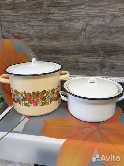 Эмалированная посуда СССР