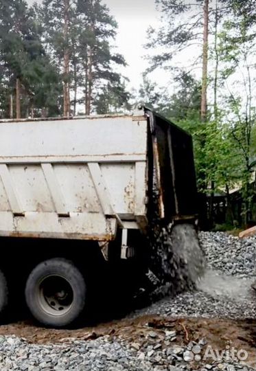 Щебень гравийный