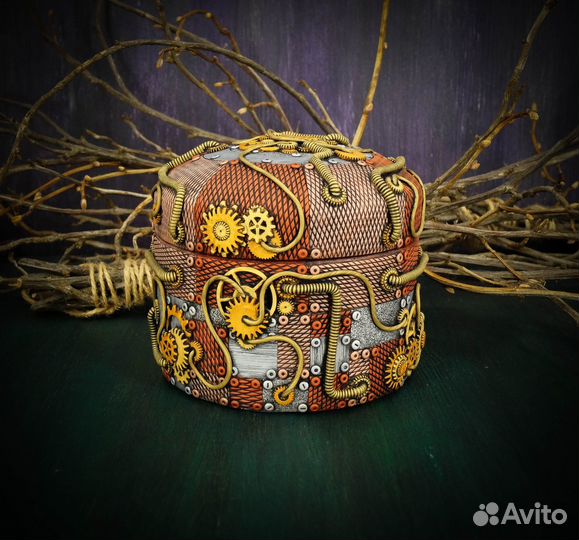 Шкатулка в стиле Стимпанк