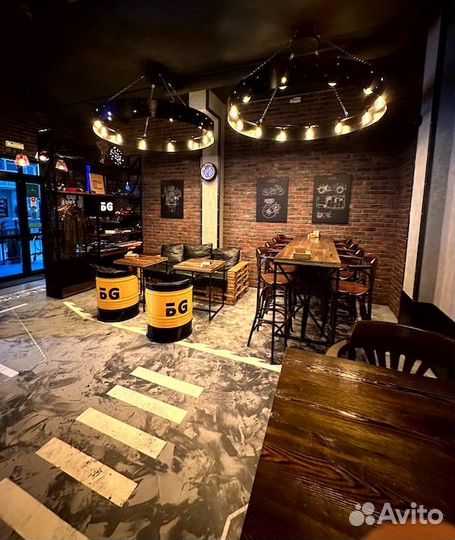 Пивной бар-магазин BeerGarage 60м2. Франшиза