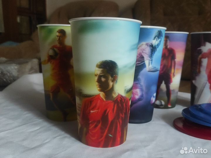 Стакан пластиковый с 3D рисунком KFC Ronaldo