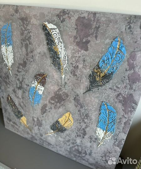 Интерьерная картина текстурная