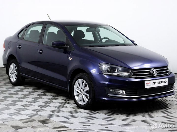 Volkswagen Polo 1.6 AT, 2016, 64 000 км