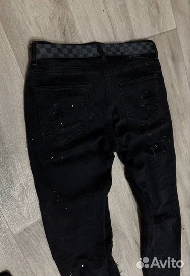 Джинсы slim fit amiri type