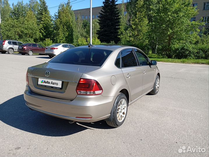 Volkswagen Polo 1.6 AT, 2018, 159 000 км