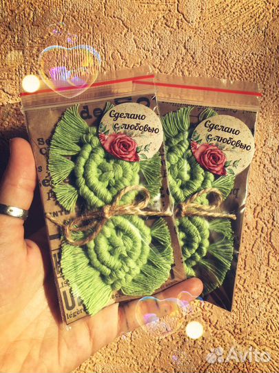 Заколка для волос ручной работы