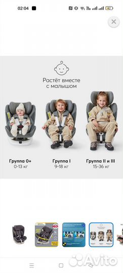 Новое автокресло Happy Baby Unix